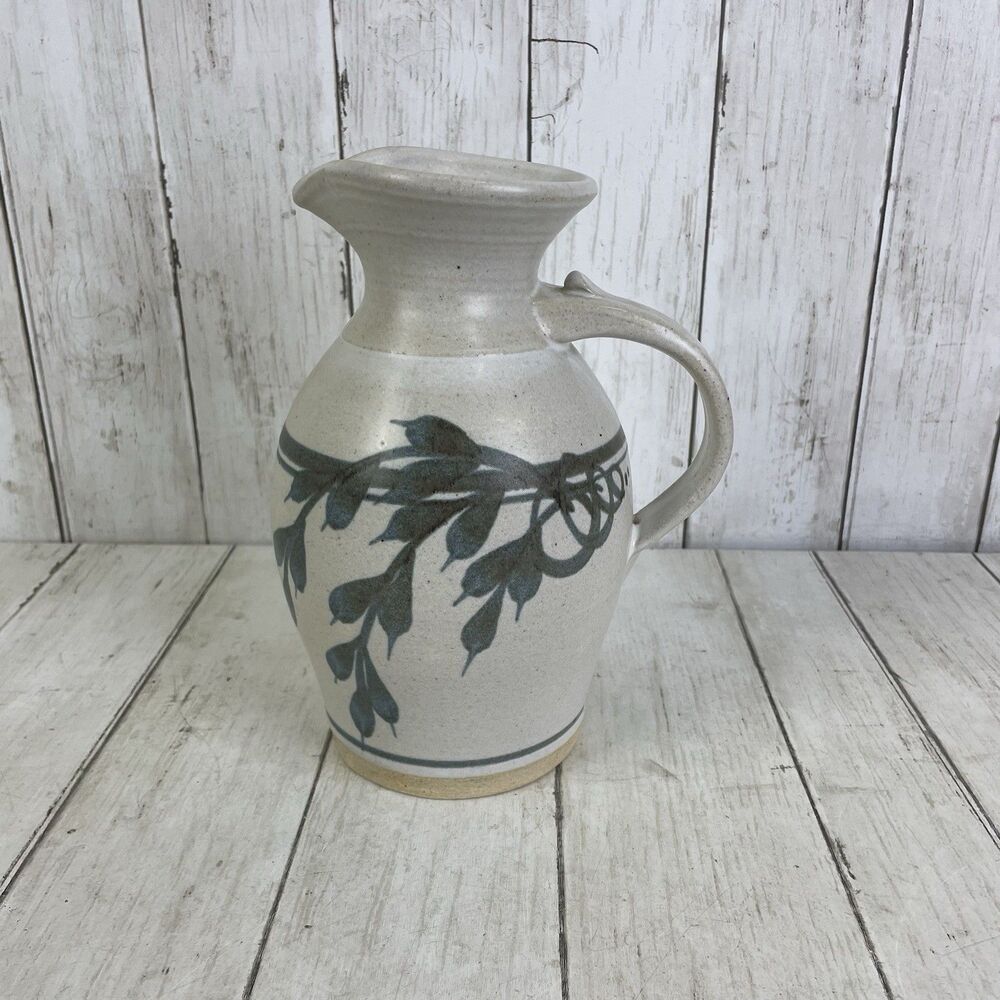 Emerson Creek Pottery Pitcher 8.5” Stoneware Bedford Virginia